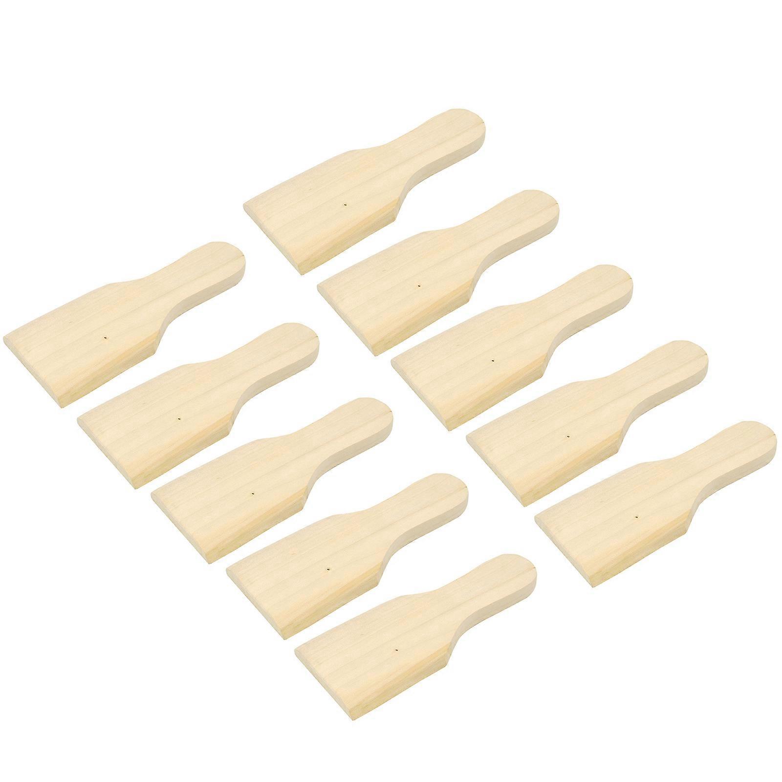 1/10 Pcs/Set Pottery Wood Board Clay Paddles Sculpture Pad Multifunctional Clay Modelling Tool for Craft Projects