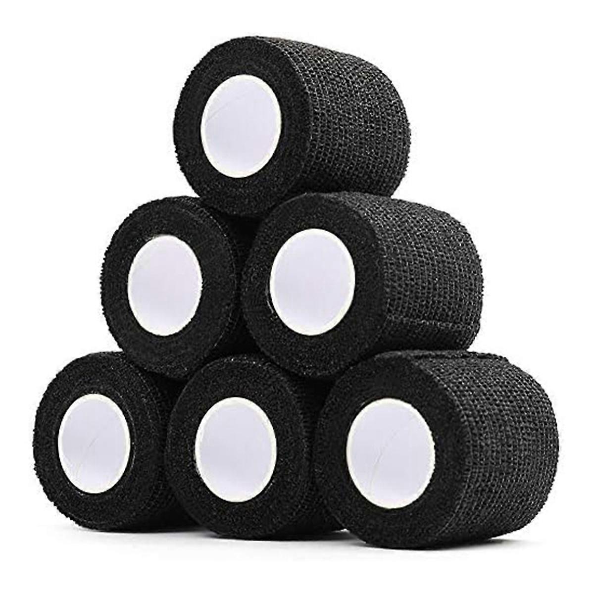 6Pcs Adhesive Bandage Wrap Breathable Cohesive Tape, FirstAid Tape