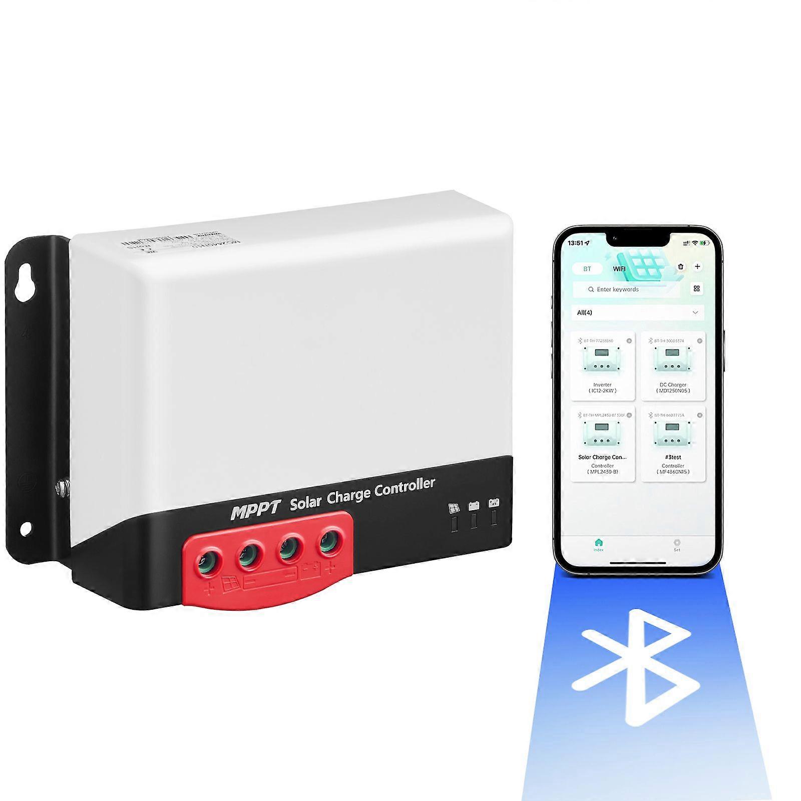 40A MPPT Solar Charge Controller, for forseglet (AGM), gel, oversvømmet og litiumbatterilading