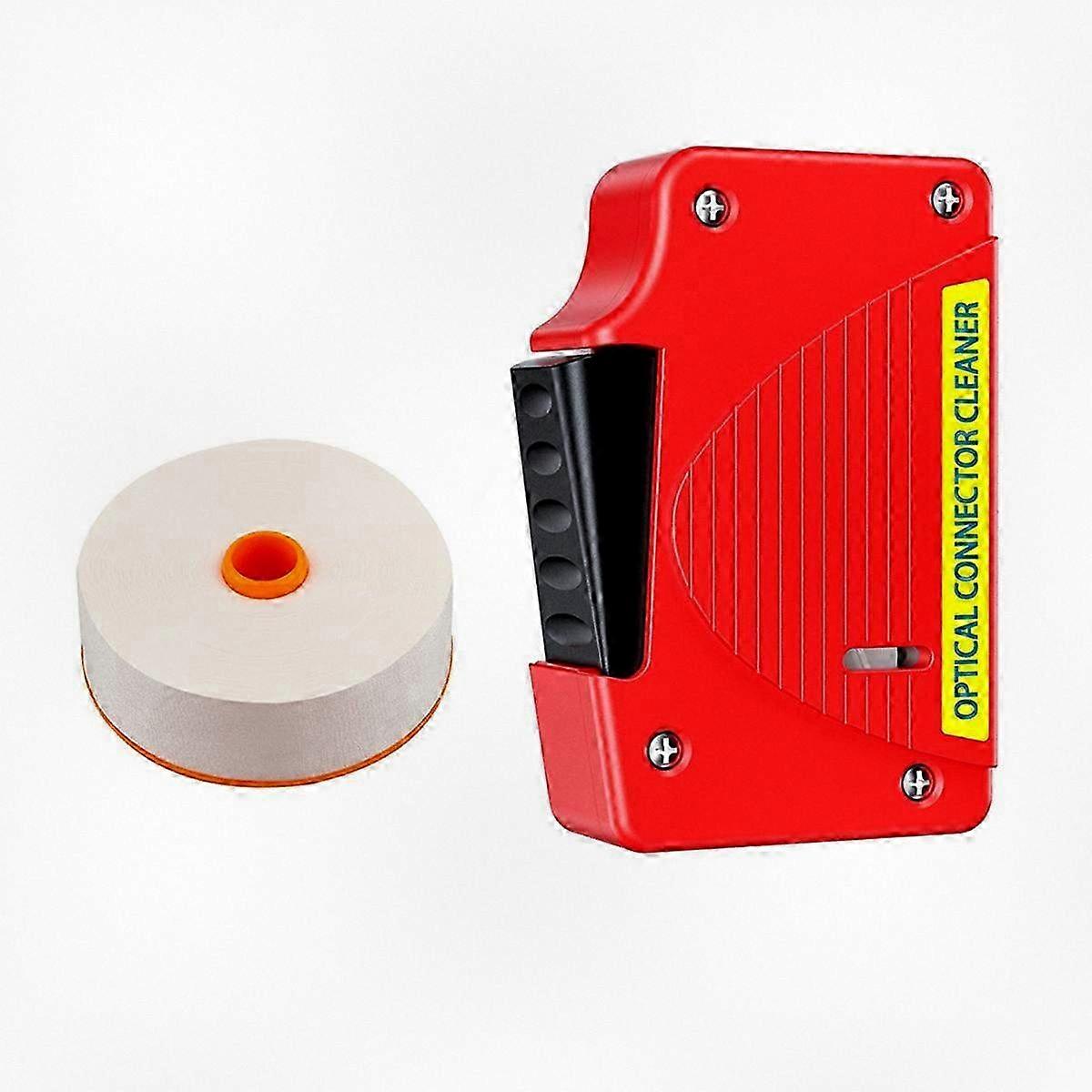 Fiber Optic Cleaning Cassette for FC/SC/LC Connectors with Replaceable Cleaning Core