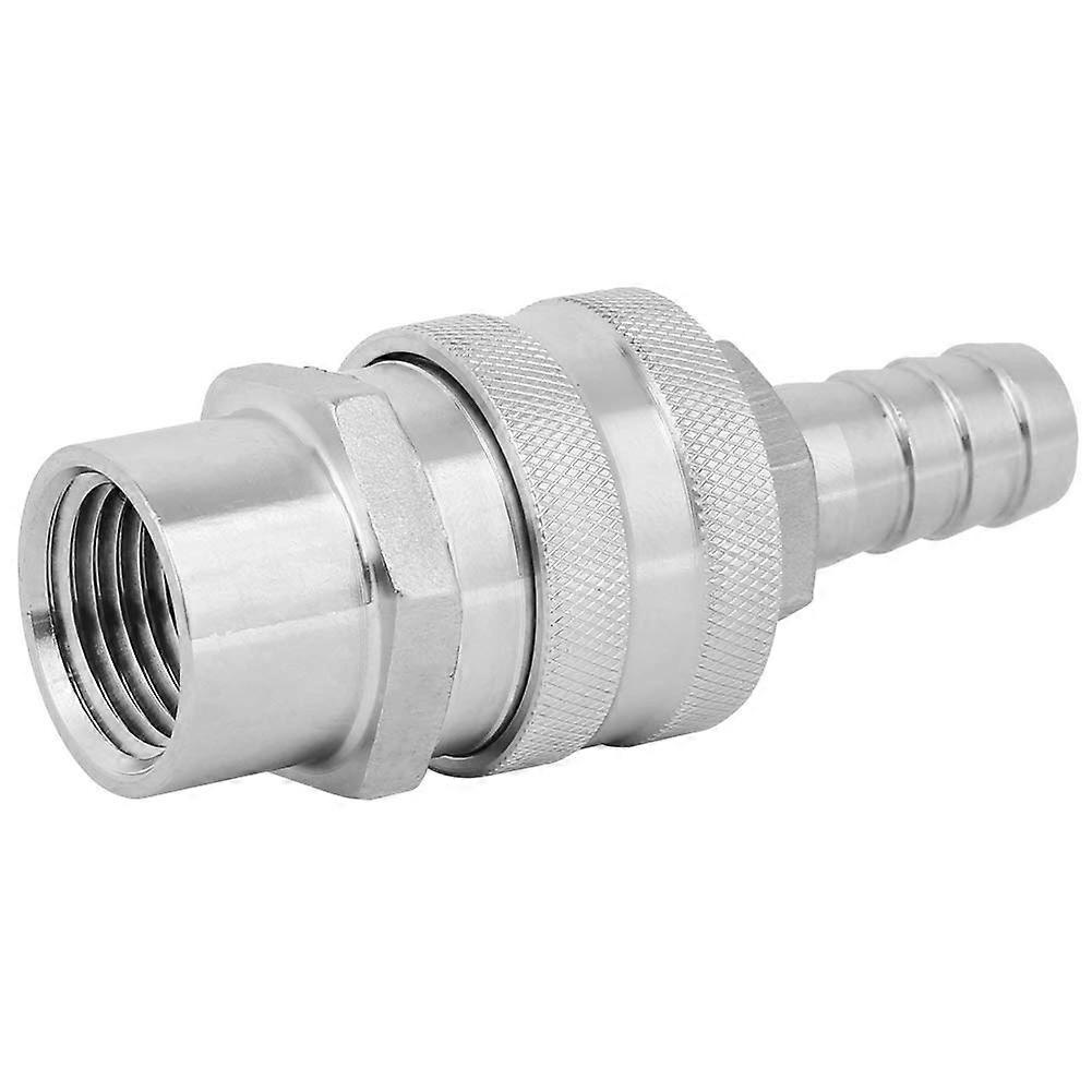 Quick Disconnect Equipment for Brewing with 1/2-Inch NPT and 1/2-Inch Barb Size