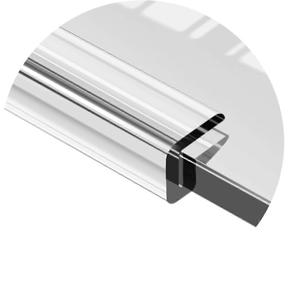 Silicone Edge Protector Clear Glass Guards U Shape Channel Edge Trim Bumper Strips For Glass Edges