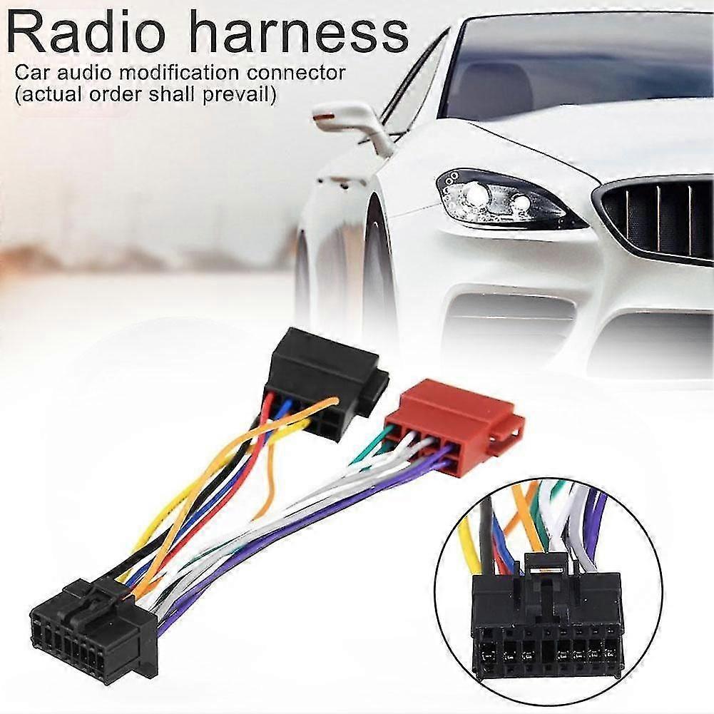 Car Stereo Radio Harness ISO for Sony Radio to ISO Radio Play Plug Auto Adapter