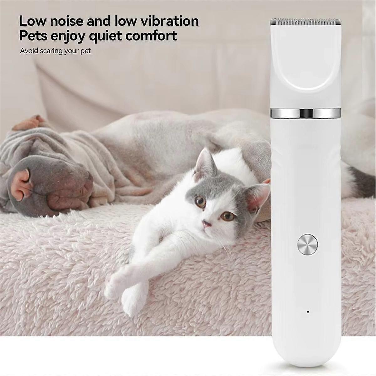 Cat Dog Hair Clipper Grooming Kit Rechargeable Pet Hair Trimmer Shaver Set Animals Hair Cutting Mach