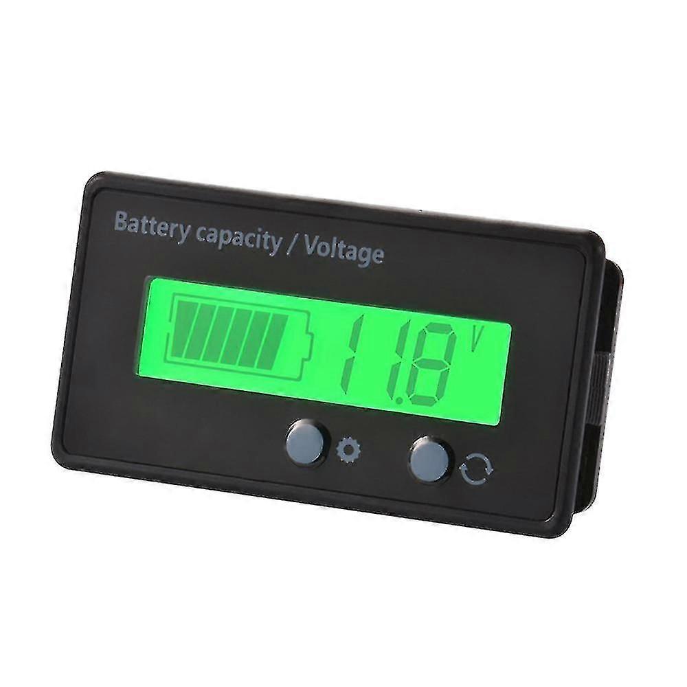 LCD-Batteriekapazitätsmonitor Meter, wasserdicht 12V / 24V / 36V / 48V Blei Säure Batterie Status Indica