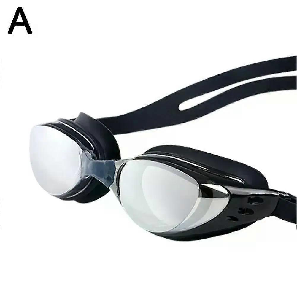 Swimming Goggles For Adult Men And Women High-Definition Waterproof And Anti Fog Electroplating Large Frame Swimming Goggle T6D3