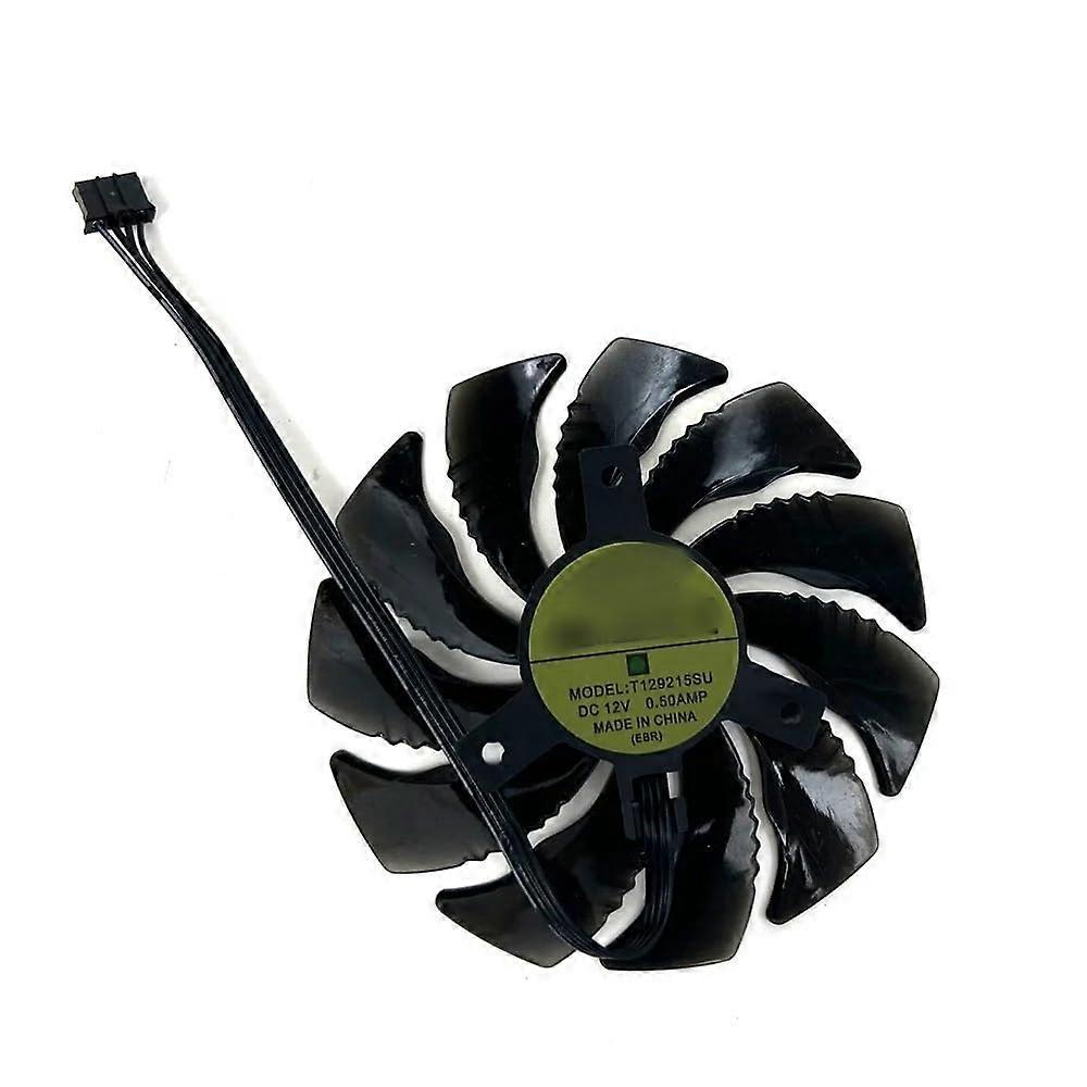 Graphics Card Cooler Fan 87mm 4PIN T129215SU 12V PLD09210S12HH Compatible with GTX1060 1070 1080 Models