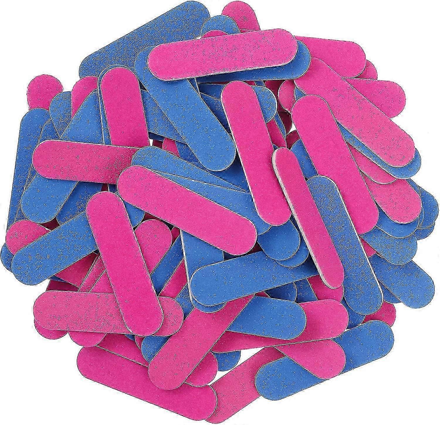 Kumlu Bakım için 100 Parça Profesyonel Sınıf Çift Taraflı Tek Kullanımlık Tırnak Törpüleri