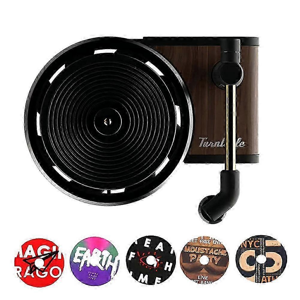 Record Player Car Air Freshener Spin Phonograph Air Vent Outlet