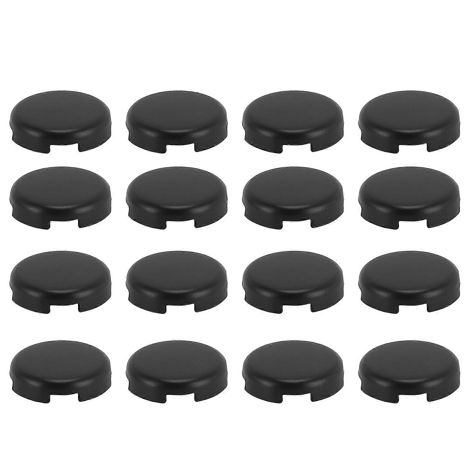 12pcs Joystick Replacement Caps 20.2mm Diameter Mechanical Button Caps Gaming Replacement Button Caps Matte Black 