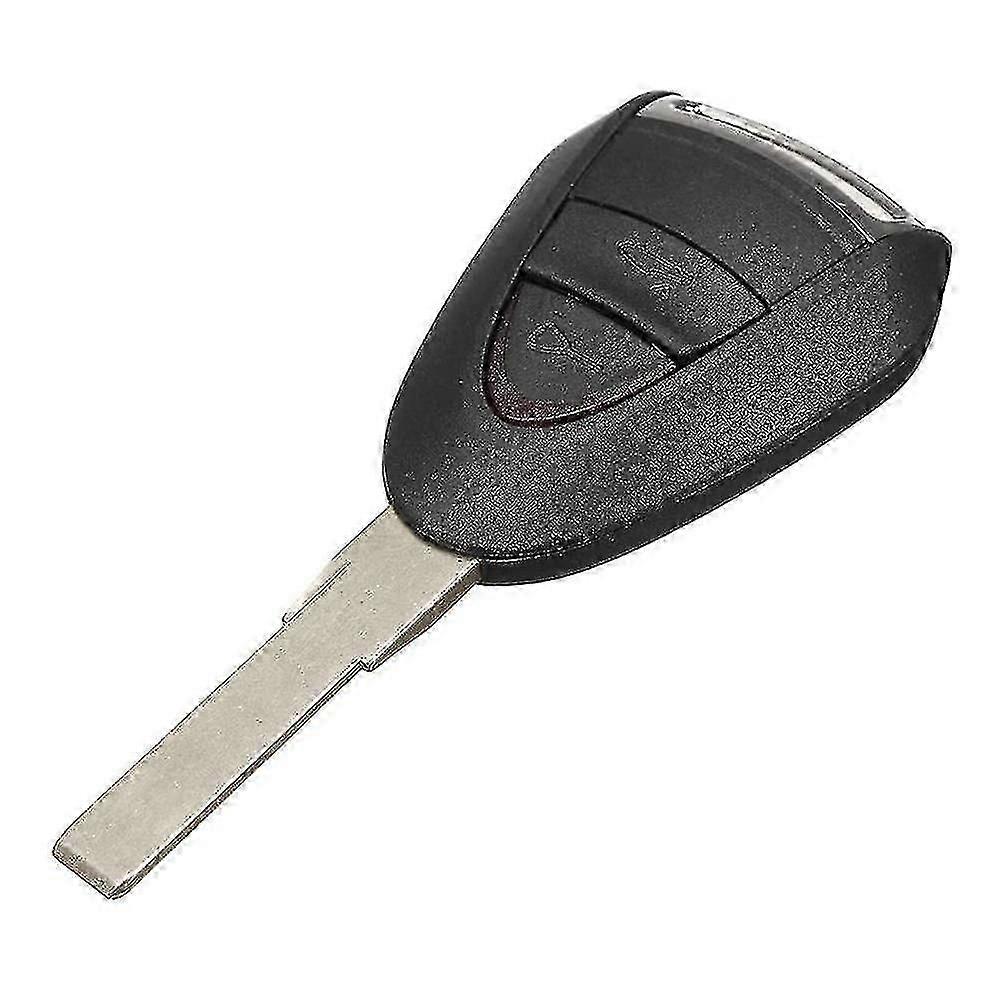 Key Shell For Porsche 2-button Straight Blade Key - Replacement Remote Control Case