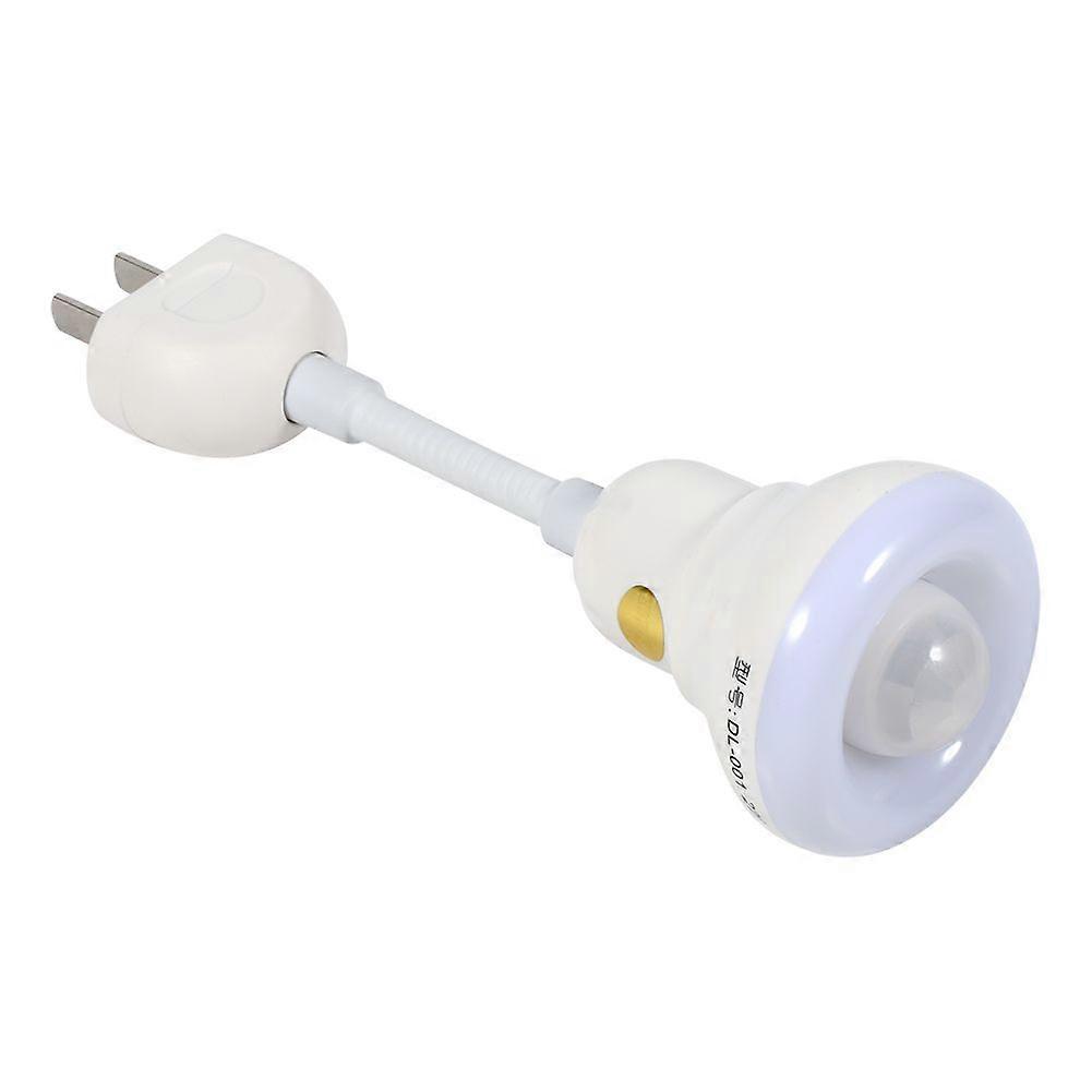 360 Degree Rotating IR Motion Sensor Led Night Light With Plug Wall Lamp (Plug Design)