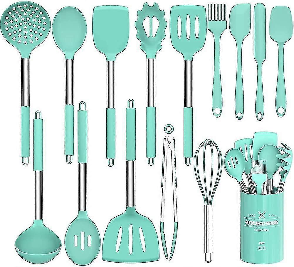 15pcs Kitchen Utensil Set.silicone Cooking Turner.kitchen Utensil Set.cooking
