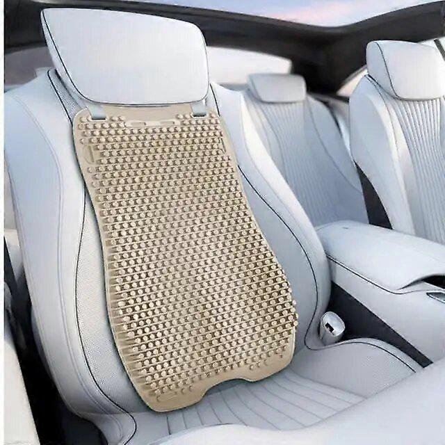 Fresco Silicone Traspirante Coprisedile Auto Cuscino Lombare Supporto Schiena Massaggio Universale Estate Gel Silice Schienale per Nissan BMW