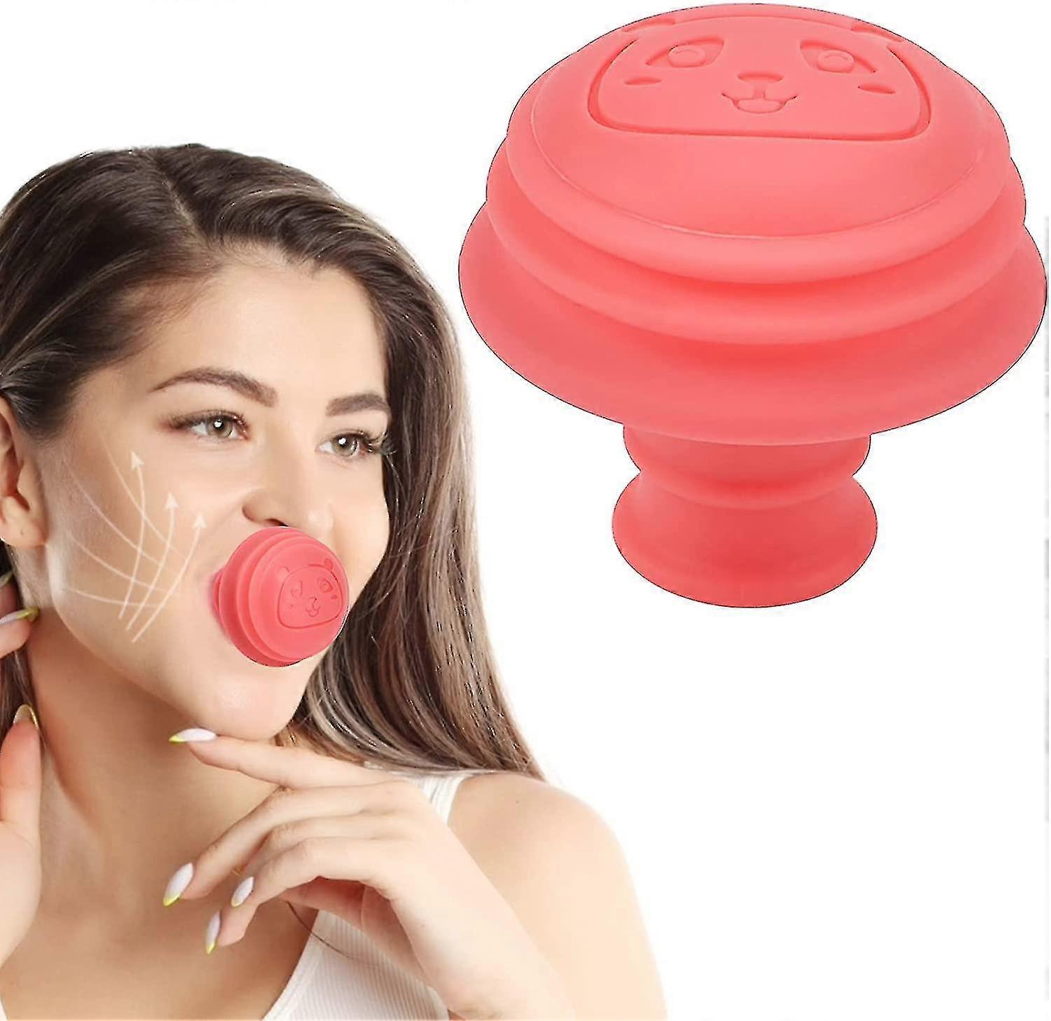 Dual Function V-Shape Face and Neck Toning Device for Face Lifting and Reducing Double Chin