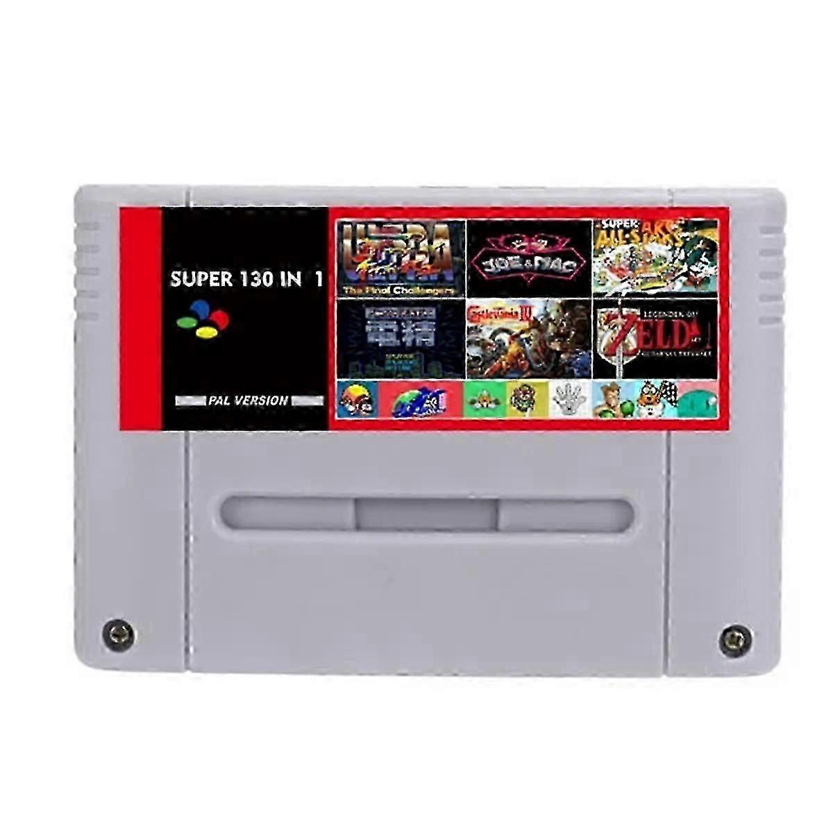 Super 130 In 1 Game Game Card For Game Console Sfc 16 Bit