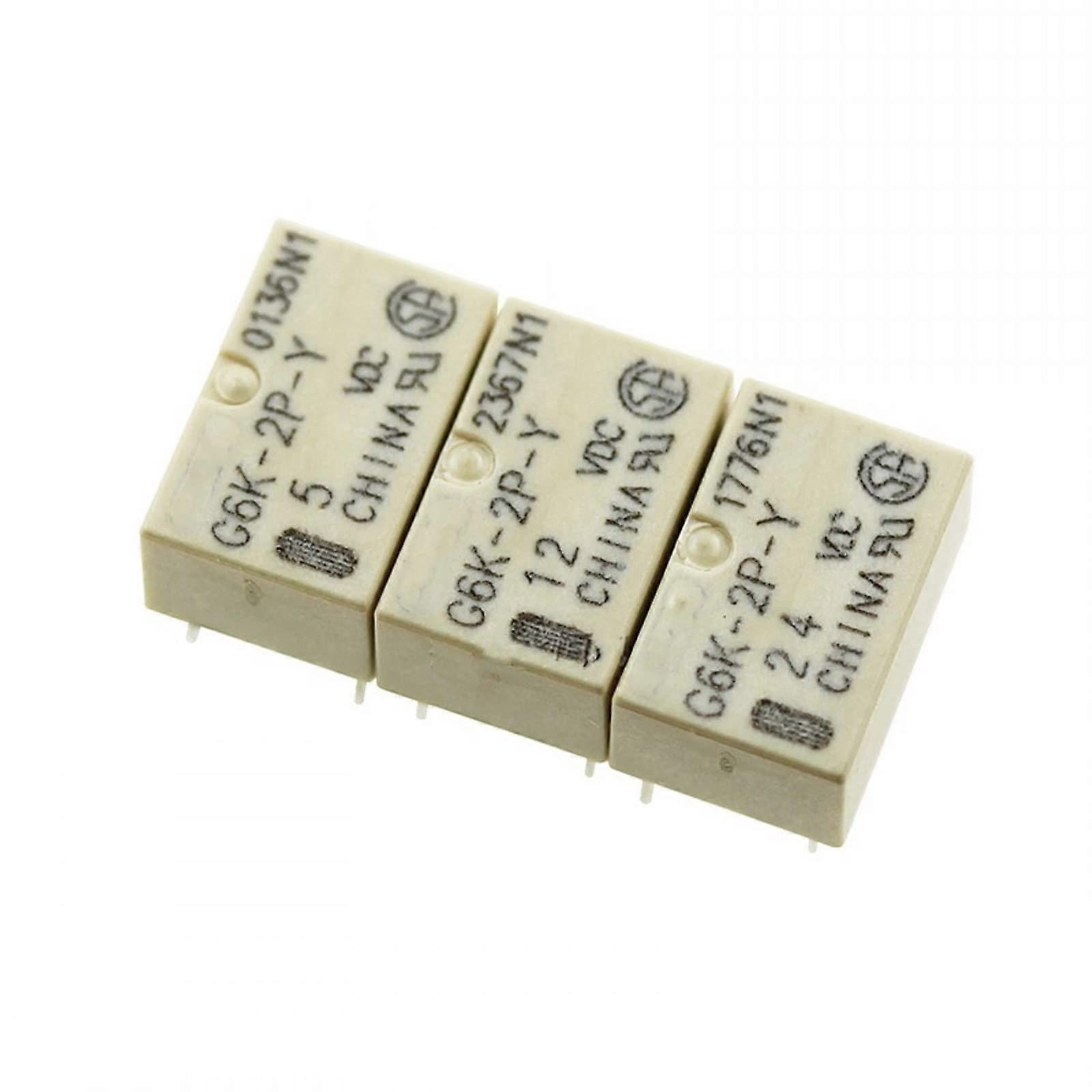 10PCS DIP G6K2PY Signal Relay 8PIN for Relay DC 5V 12V 24V G6K2PY 5VDC G6K2PY 12VDC G6K2PY 24VDC