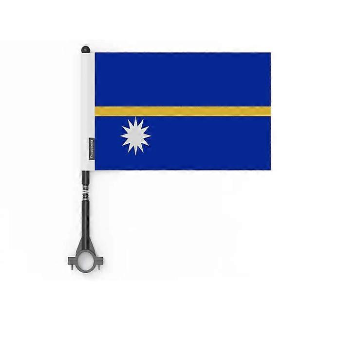 Flag - Nauru - 14 x 21 cm - 50 pieces - Polyester - Double-sided print