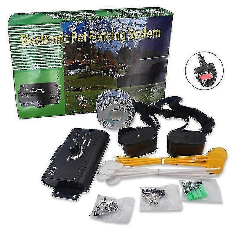 Electric Dog Fence Professional System 300 Meters Boundary Wire Adjustable Control Range up to 1.2 Acres for Pet Containment