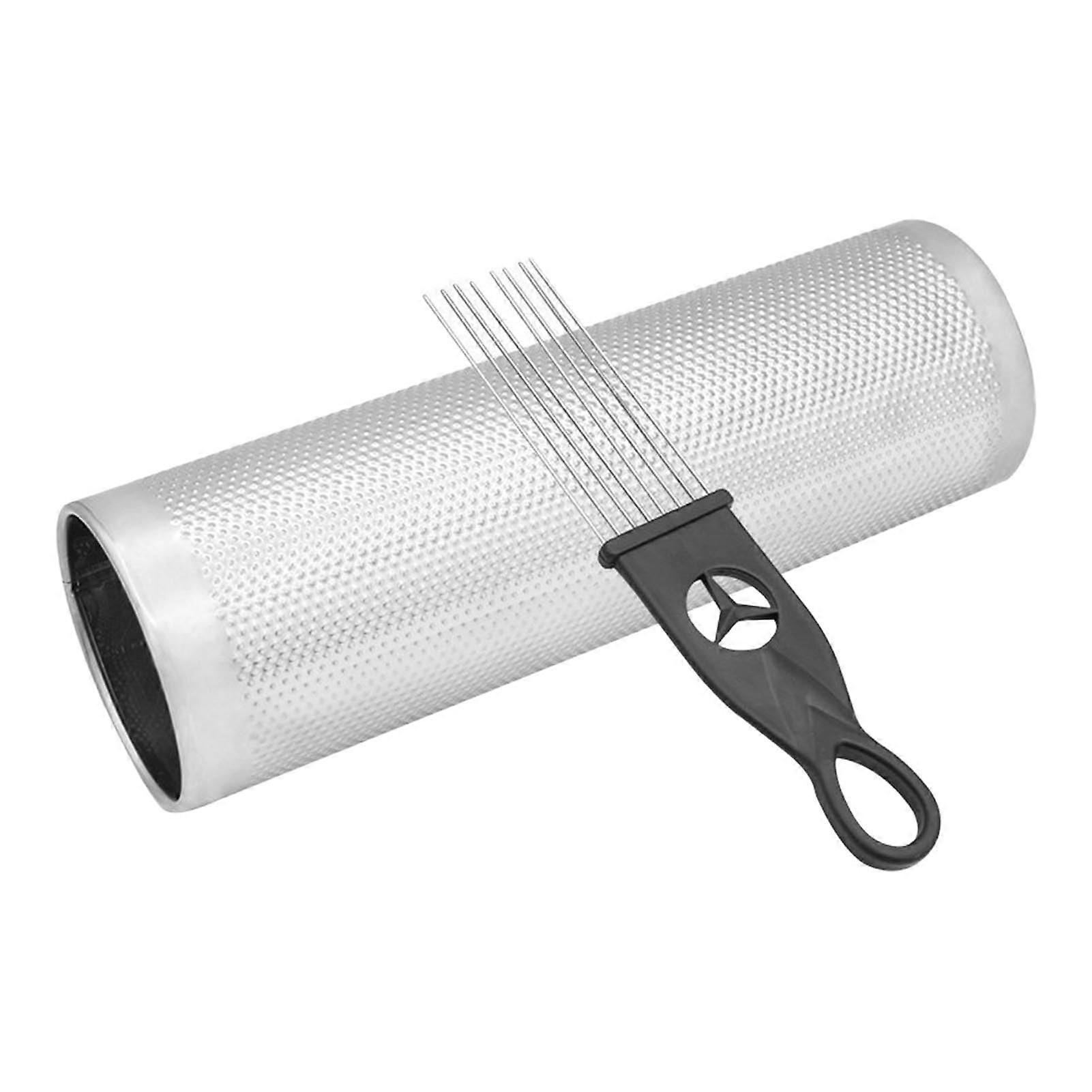Agitador de aluminio Guiro para güiro, coctelera de güiro de educación temprana percusión multifuncional güiro tono preciso