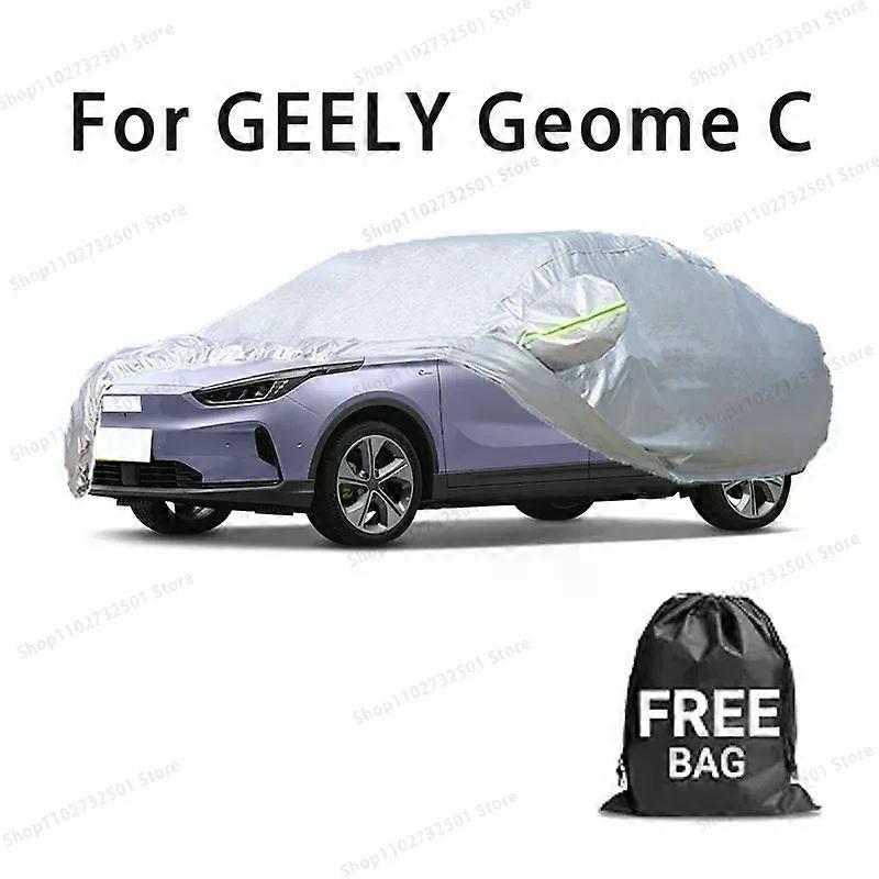 Κάλυμμα αυτοκινήτου Για GEELY Geome C Πλήρες κάλυμμα Αδιάβροχο κάλυμμα προστασίας από τον ήλιο Αξεσουάρ αυτοκινήτων ανθεκτικά στις γρατσουνιές