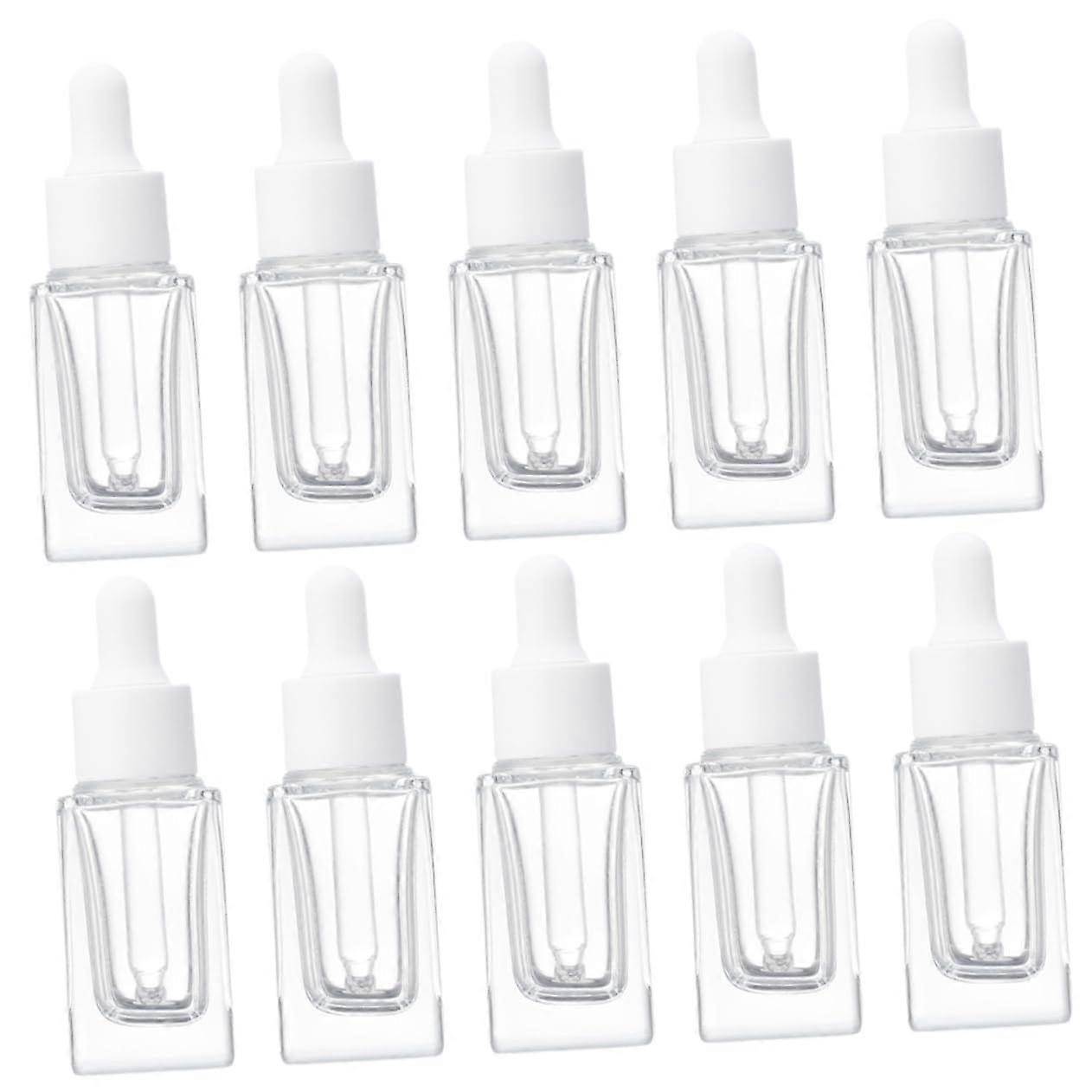 Essential Oil Bottles 15ml Glass Dropper Bottles Leakproof Sealing Lid 10 Pack Refillable Containers for Aromatherapy