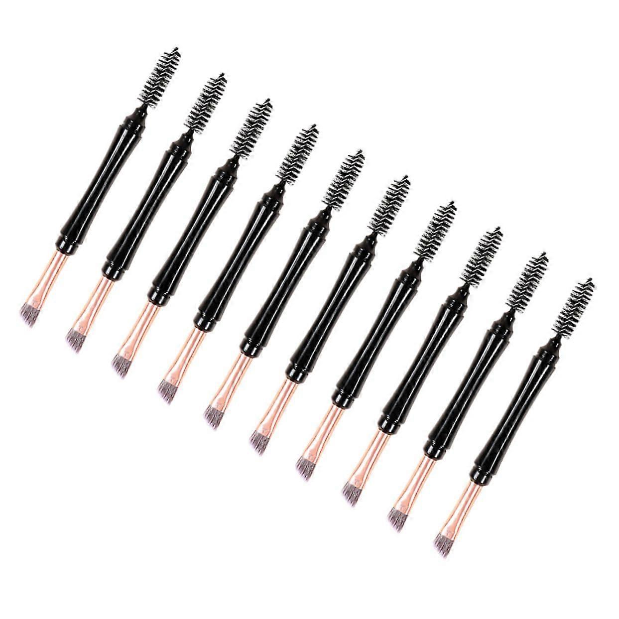 Brush Set Brow Mascara Brush Dual Head Makeup Tools Travel Size for Girls, Compact and Versatile for Easy Application