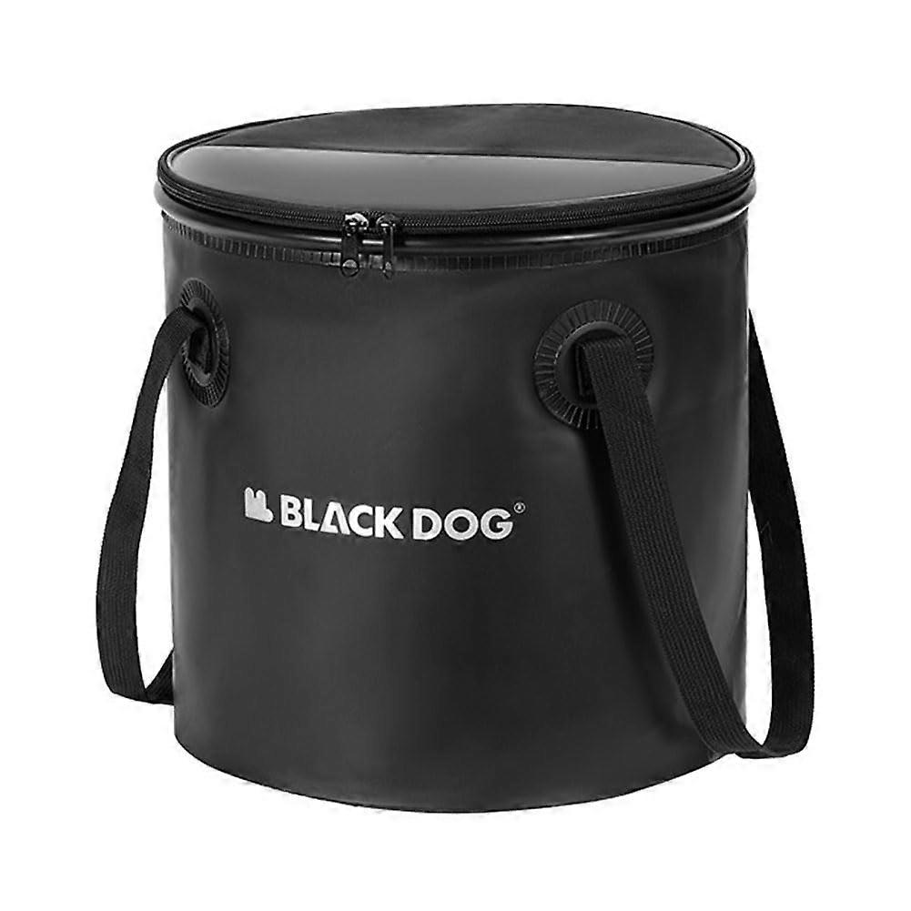 foldable bucket with drain valve, 20L for camping, fishing, travel