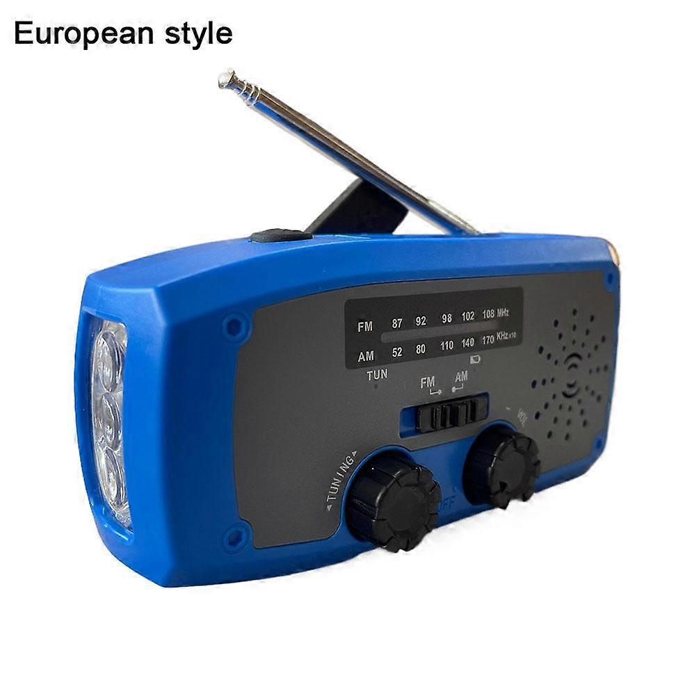 Nödsolkraftradio Handvevradio Dynamogenerator 5000Mah Phon Del