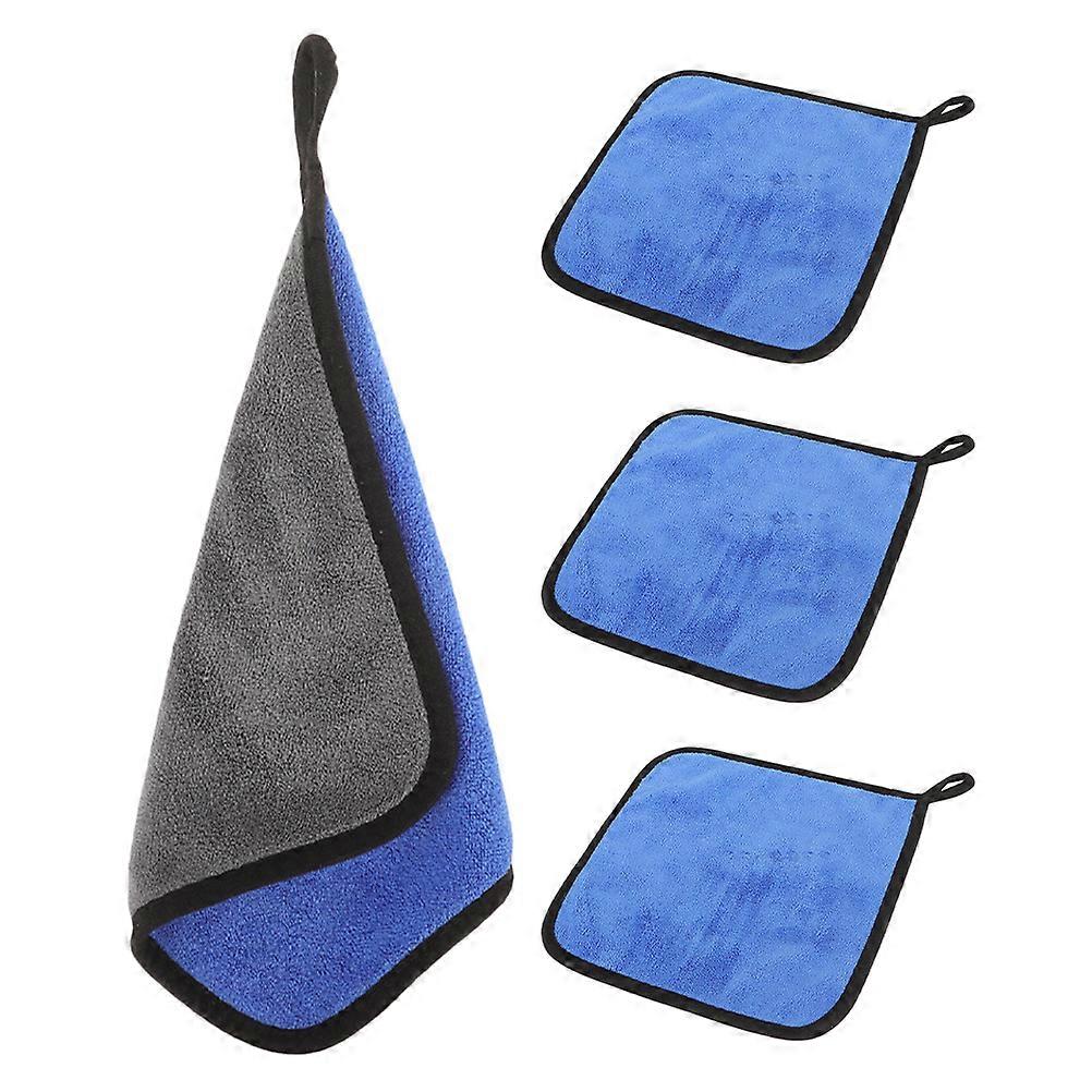 Here's a polished and professional product description based on the title you provided:
**4pcs Coral Fleece Billiard Cue Cleaner Towels – Soft