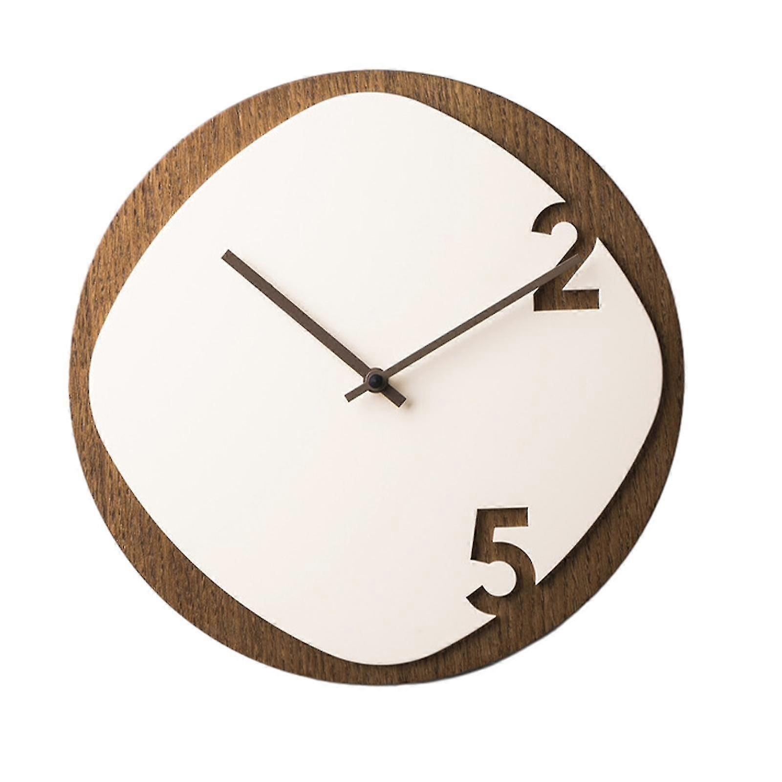 Creative Silent Decorative Wall Clock for Home, Office, Classroom, or Bar - Simple Gift Idea with Mute Functionality