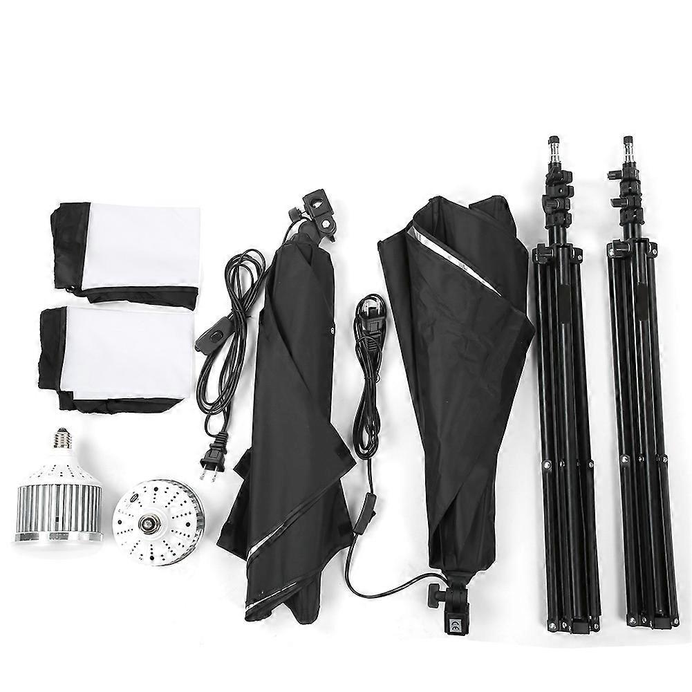 Double Fill Light Kit with LED Softbox - High Brightness, Easy Install & Durable Design