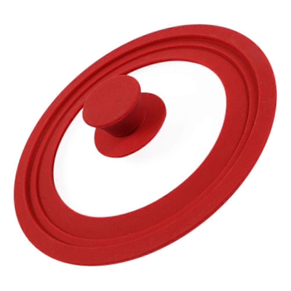 Multi Function Silicone Glass Cover Universal Pot Lid Sealing Faster Cooking Round Shape 1Pack