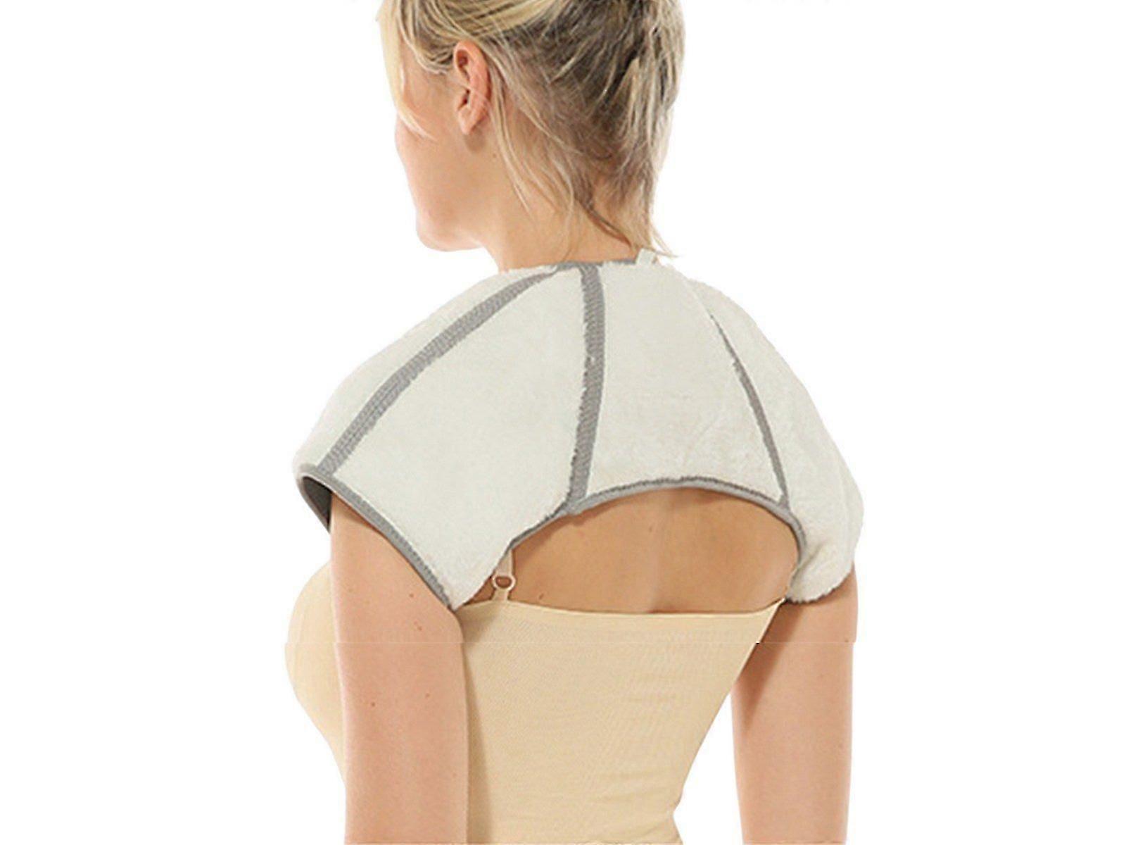 Plysch Axelvärmare Axelskydd Axelstöd Axel Wrap Värmare XL Storlek