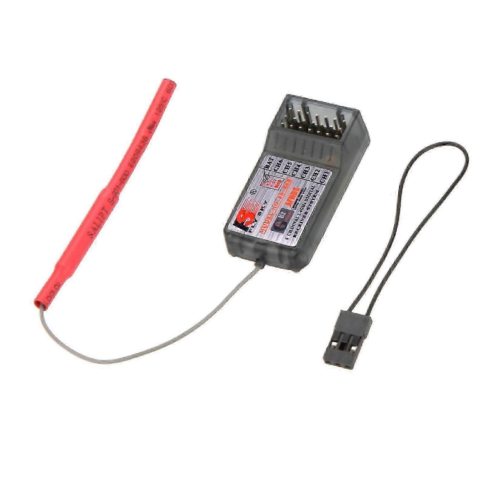 FS-R6B 2.4G 6CH Receiver Compatible with TH9X FS-CT6B FS-T6 Transmitters