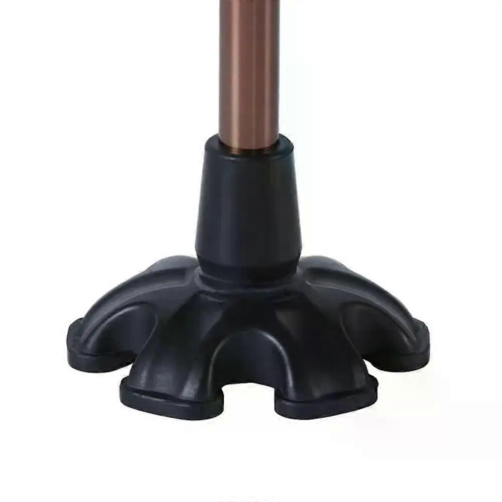 6 Support Cane Tips Portable Universal Replacement Walking Cane Tips 3/4 Inch Self-Standing Rubber Foot