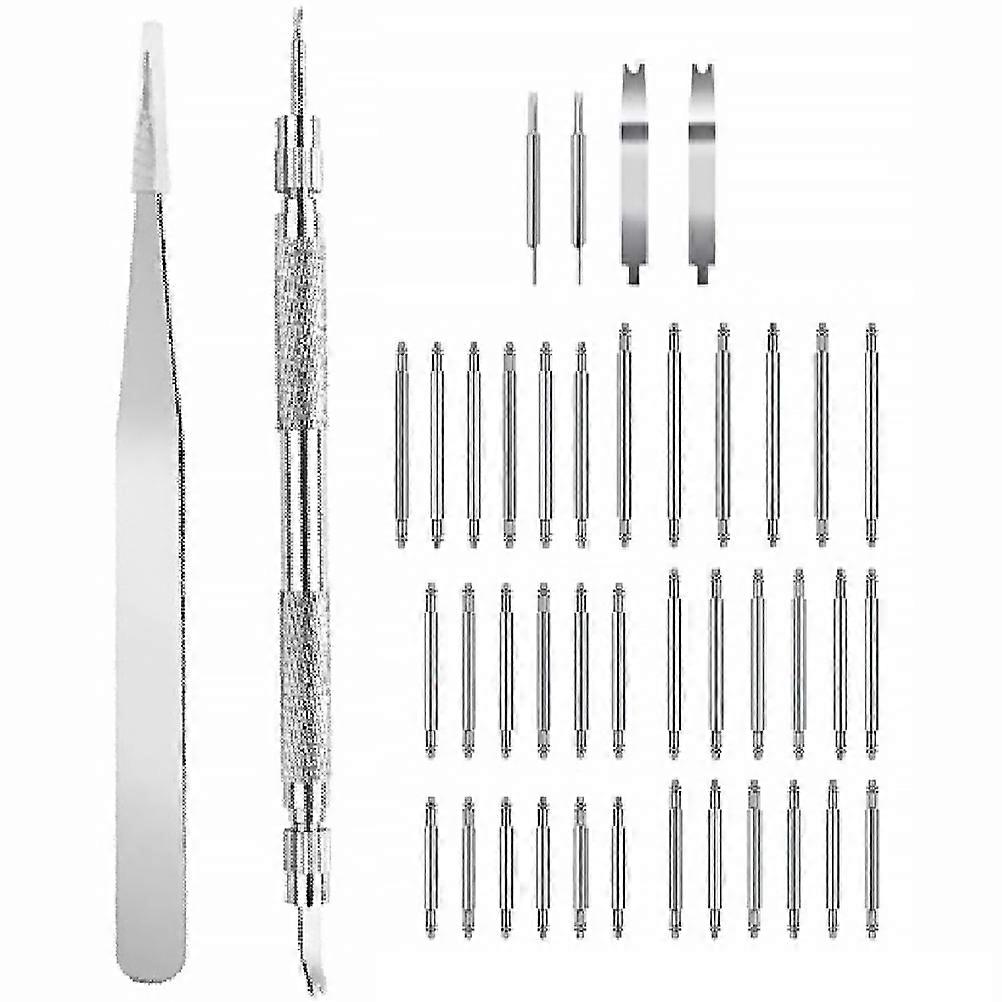 Professional Watchmaking Toolkit with Spring Bars and Non-Slip Design
