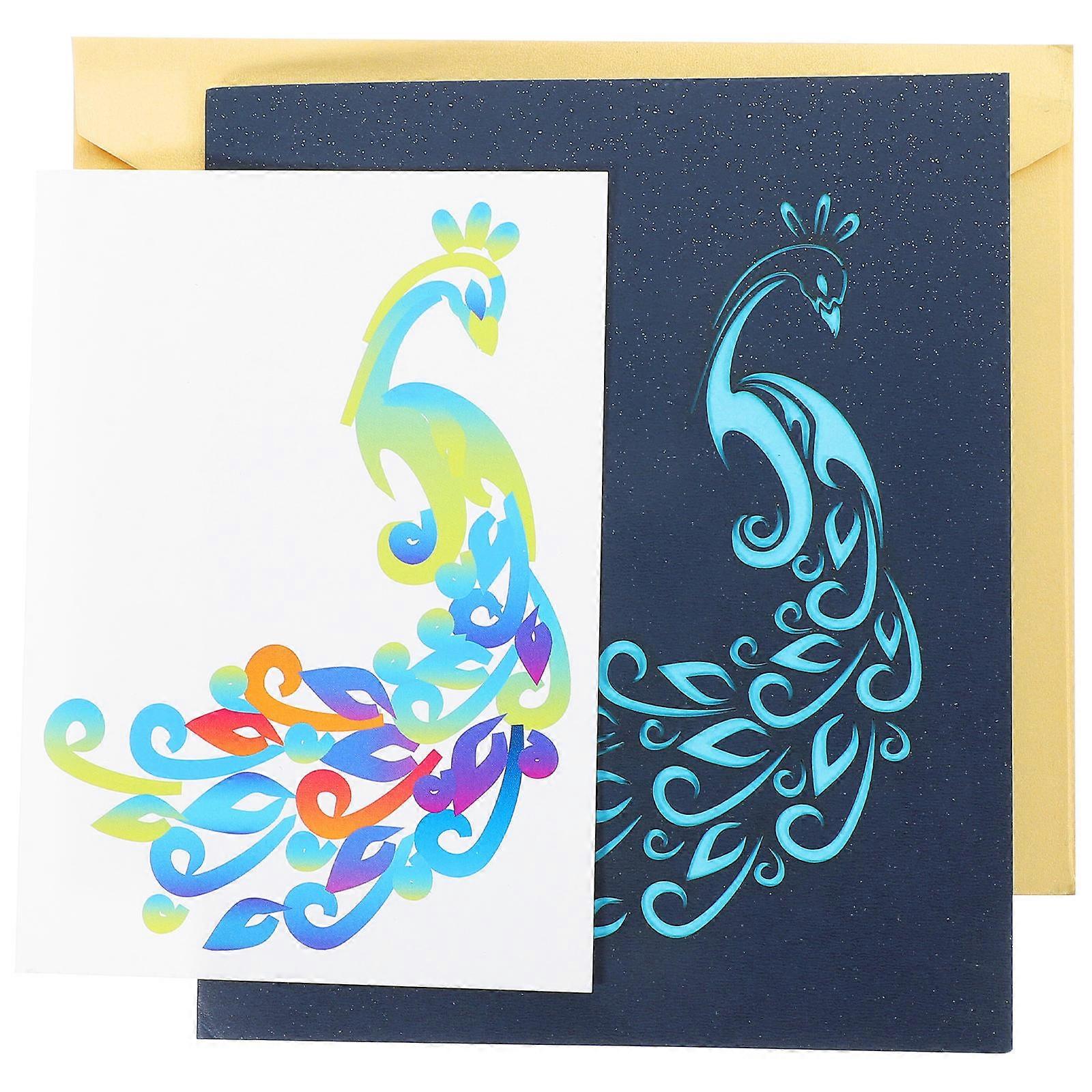Creative Mother's Day Greeting 3D Design Party Invitation For Family Friends 15.00X15.00X0.20CM Premium Paper 1Set