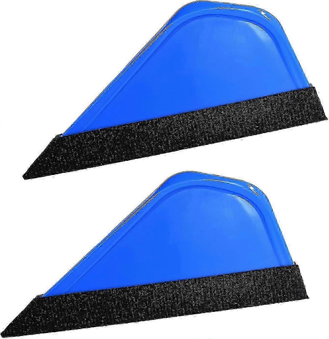 Vinyl Wrap Squeegee, 2 Pcs Pointed Blade Little Foot Squeegee Irregular Slender Corner Scraper for Window Tint Film Installing Graphic Decal Wrapping
