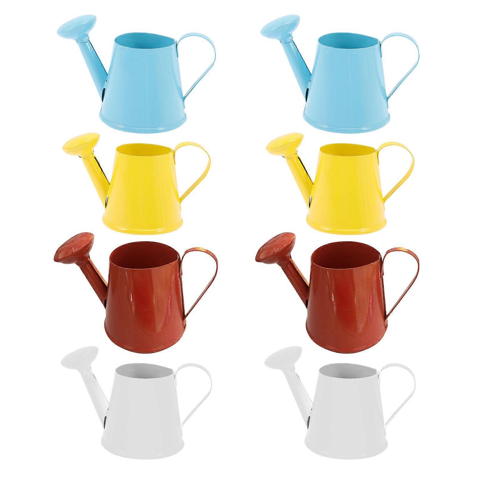Tiny Watering Can Miniature Watering Can Home Decoration 8Pcs