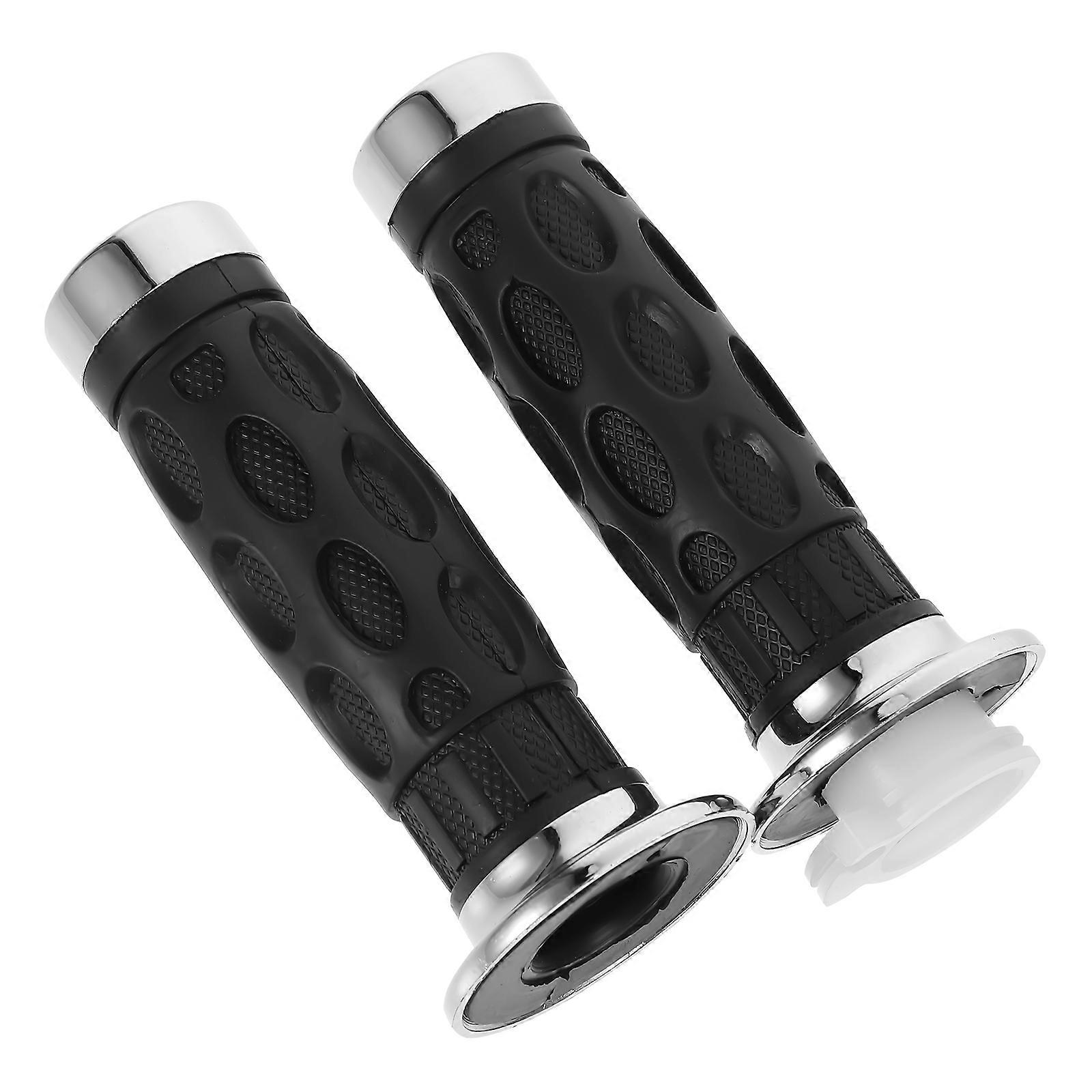 Motorcycle Handlebar Protector Comfortable Grip For Motorcycle Riding Black 12.00X5.00X5.00cm Ergonomic Design 2Set