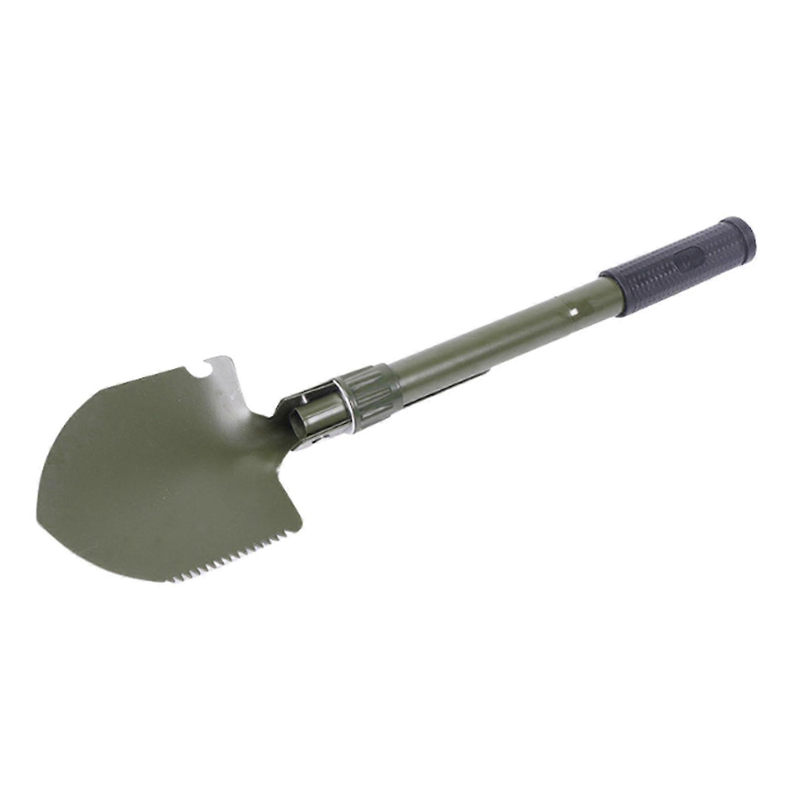Folding Spade Garden Tool With Compass, Small Anchoring Tool For Outdoor Farmhouse Use, Planting Spade