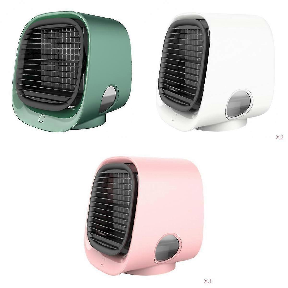 6Pcs Portable Air Cooler Fan Desktop Cooling Air Conditioner Humidifier