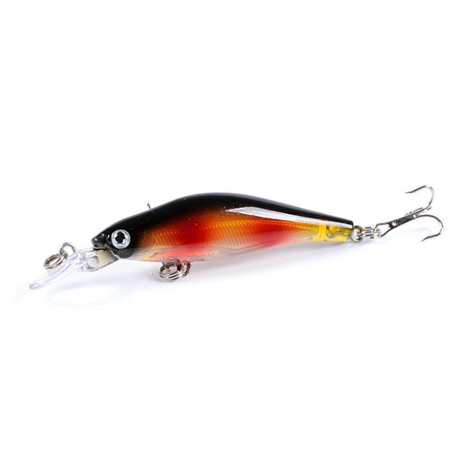 Floating Laser Minnow Lure 8.3cm 6.2g Crankbait Hard Plastic Bait 3D Eyes for Bass Pike Carp Fishing