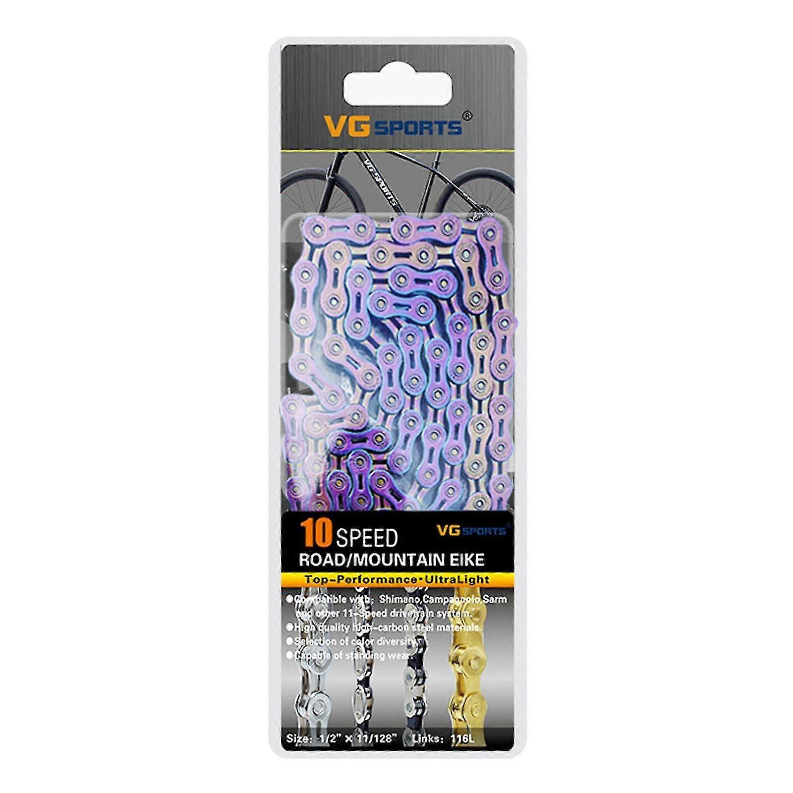 8/9/10/11 Speed Bike Chain Road Bike Racing Bicycle Part 10 Speed Multicolor