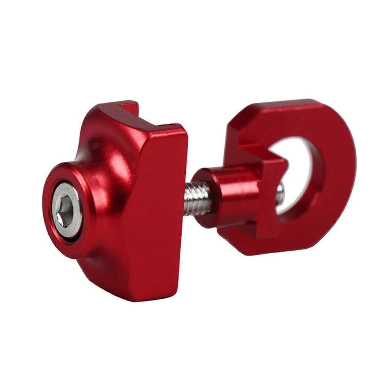 Metal chain tensioner for chain adjuster tool roller easy to carry material to fold red