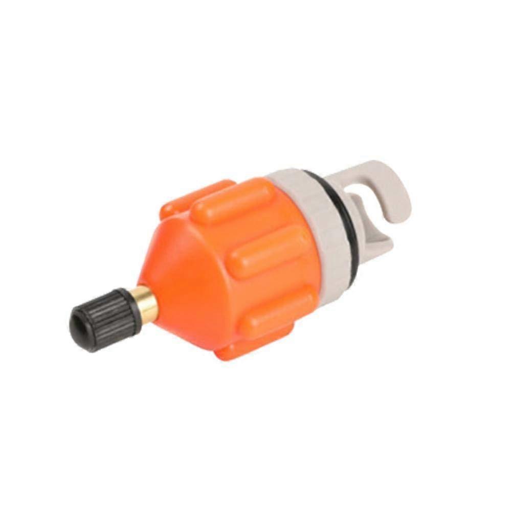 Schlaucot Pump Adapter Valve for Inflatable Stand Up Paddle Boards and Rafts, Air Valve Adapter in Orange Color