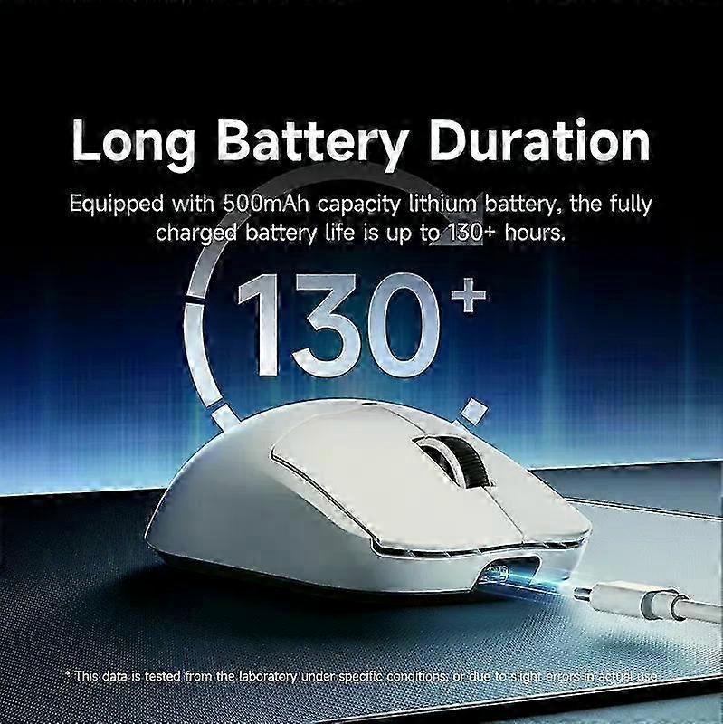 Ultra Tri-Mode Gaming Mouse PAW3395 26K DPI 8KHz Polling Wireless Bluetooth Large Battery Lightweight E-Sports Mice Suitable for Various Bra