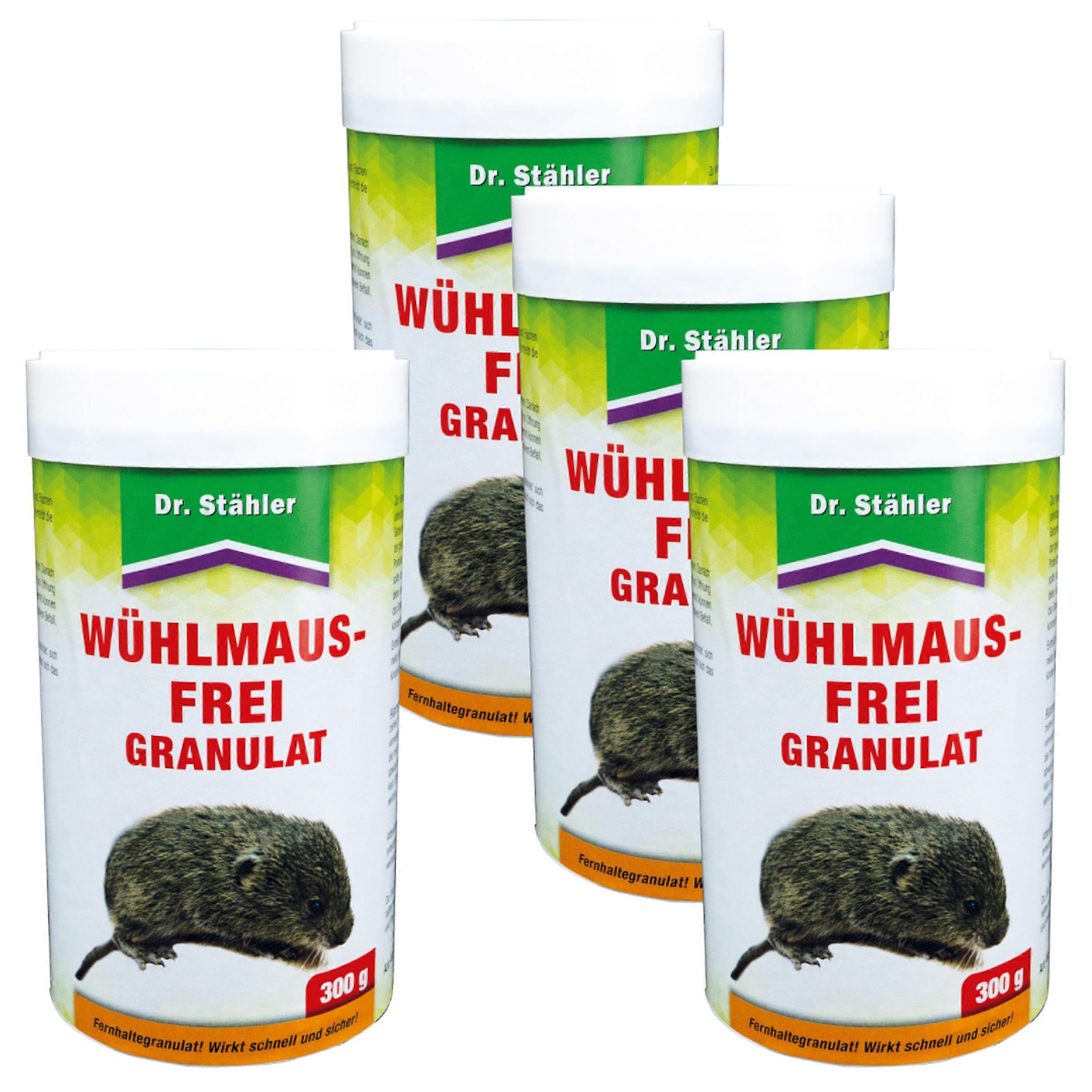 4 x DR. STÄHLER Vole-free granules, 300 g