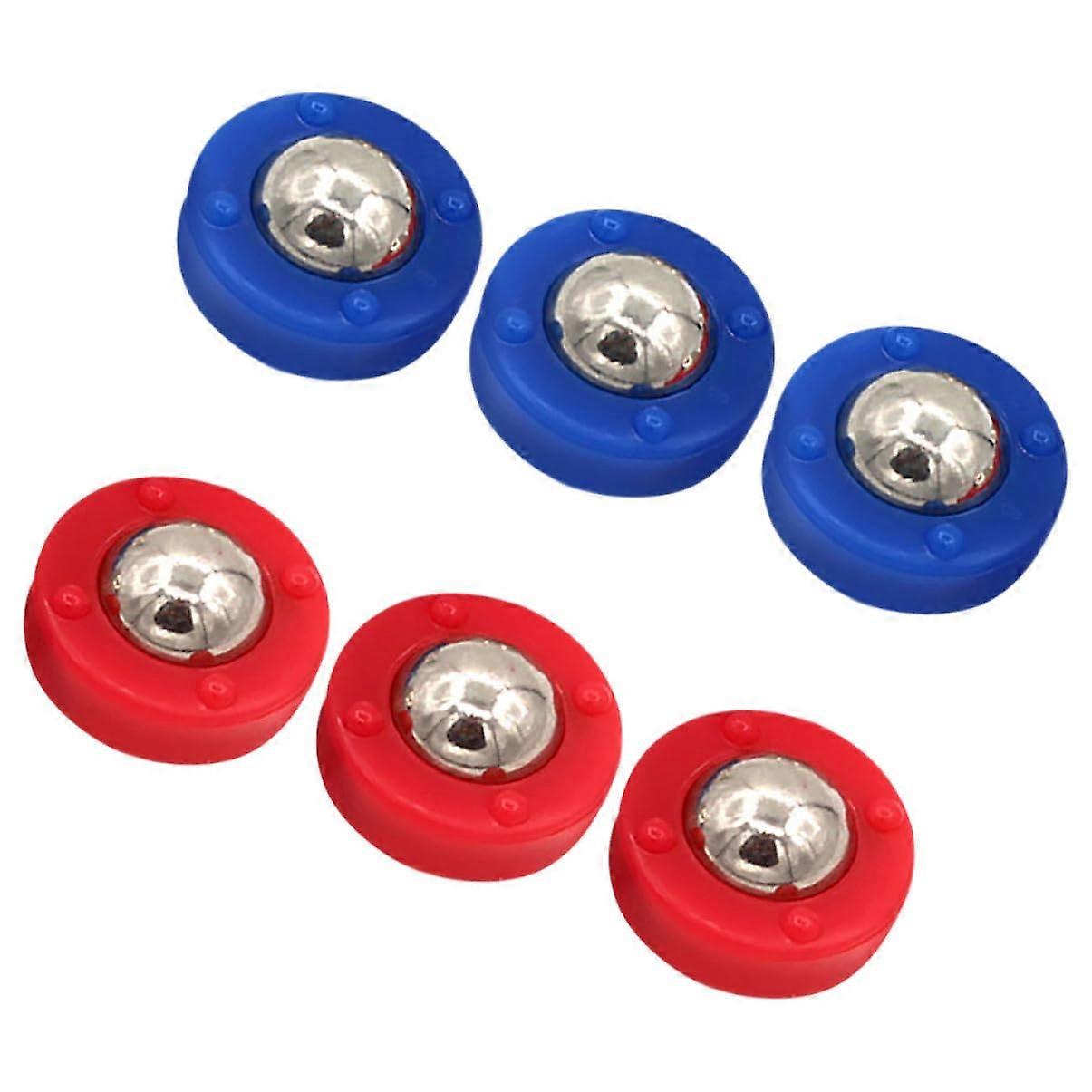 Set of 6 Table Shuffleboard Game Mini Board Games Mini Office Supplies